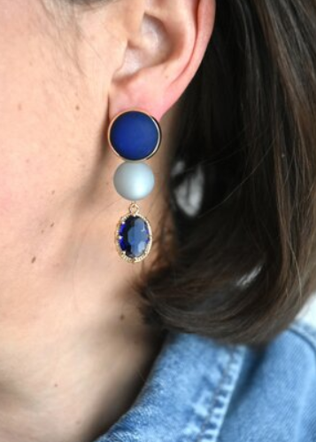 Bulles Brillantes Bleues