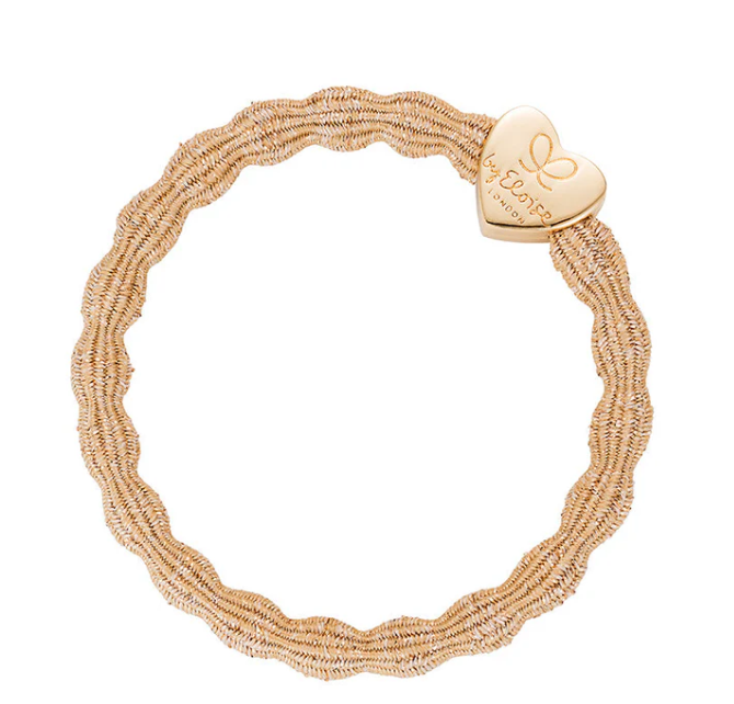 Heart Gold Metallic Gold