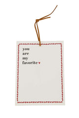 Geurzakje favorite wit/rood