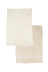 Keukenset hartjes wit/zand