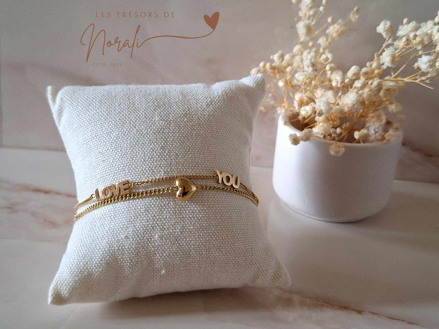 Bracelet MESSAGE Love You