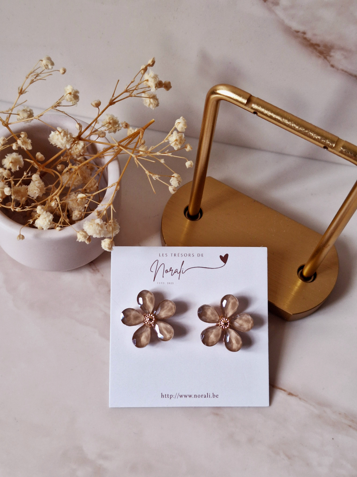 Oorbel Flower L (#Colors)