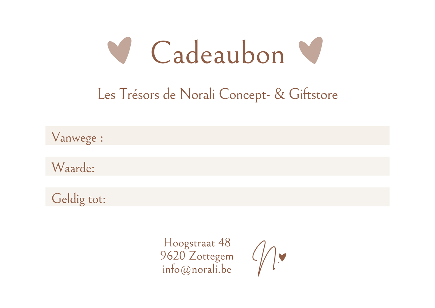 Cadeaubon Digitaal
