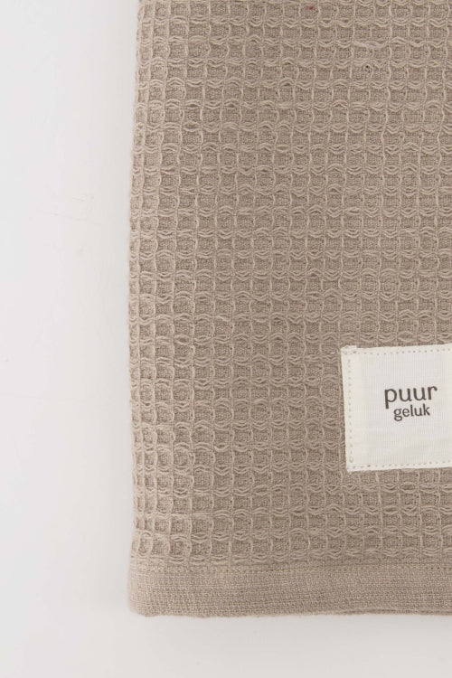 Badhanddoek Zusss. (Taupe / Ecru)