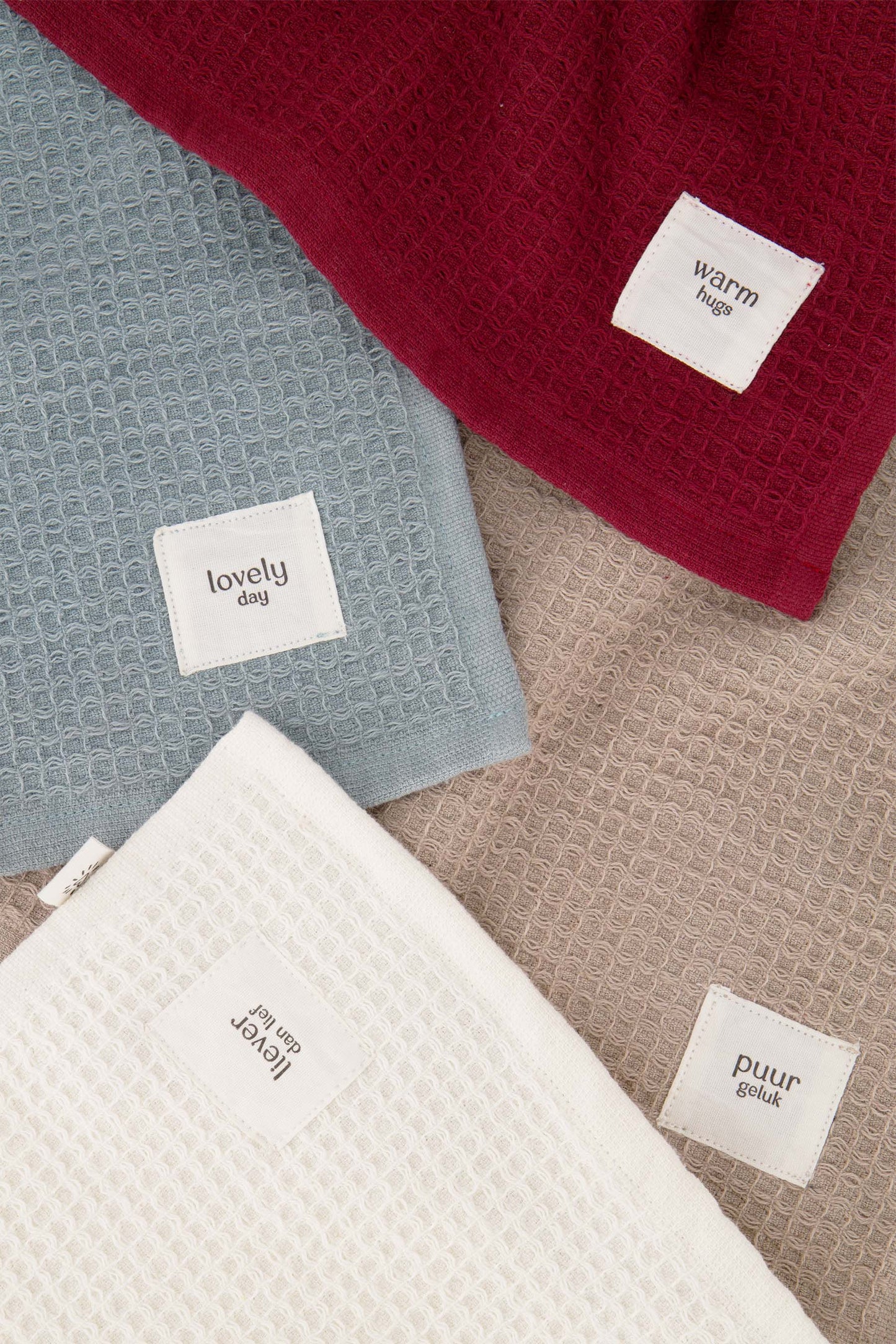 Badhanddoek Zusss. (Taupe / Ecru)