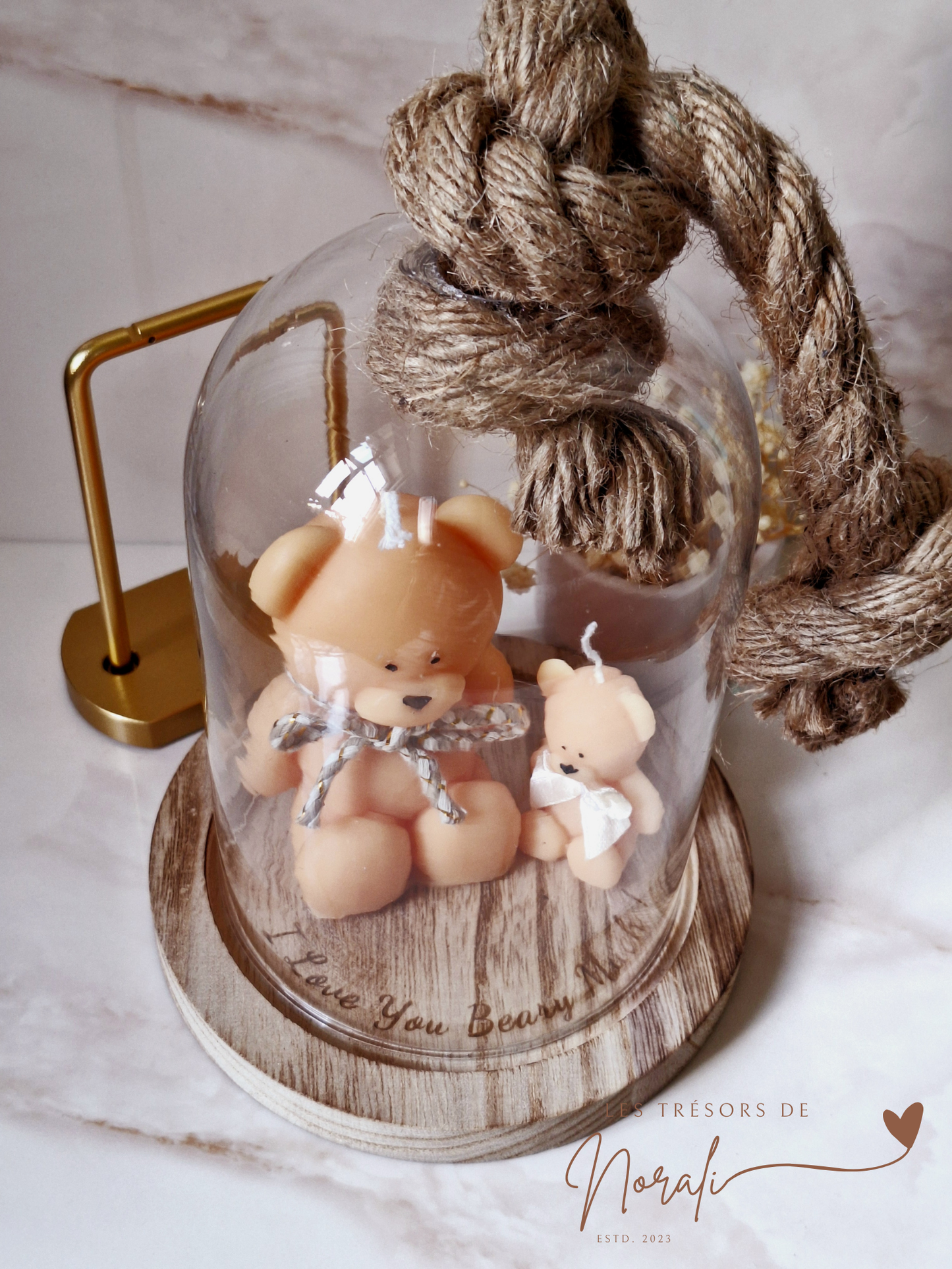 Cloche OURS Duo Peach