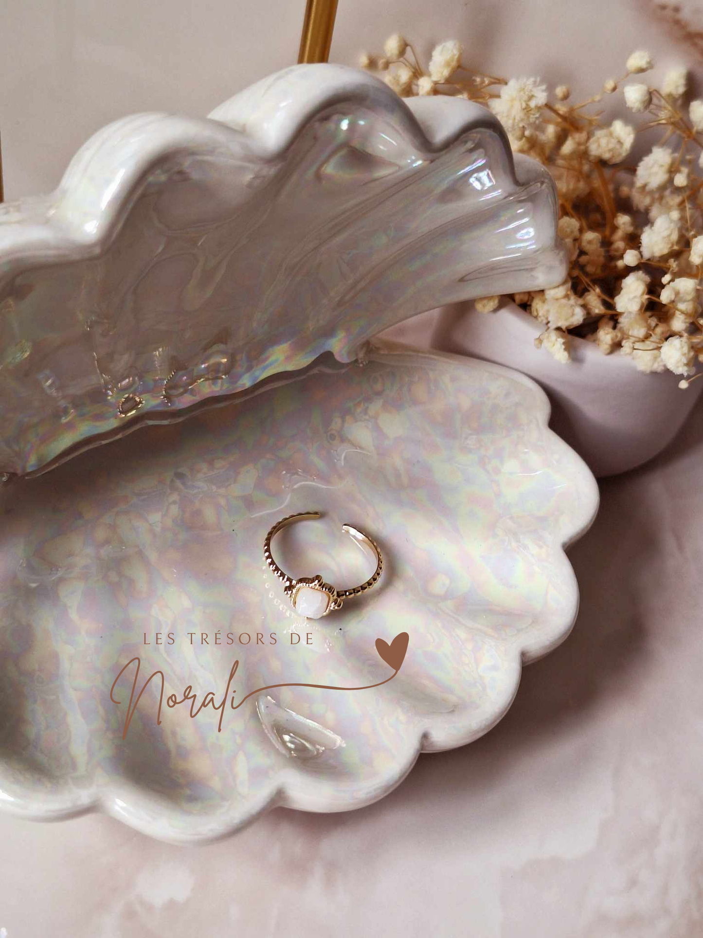 Bague JUTTA Blanc
