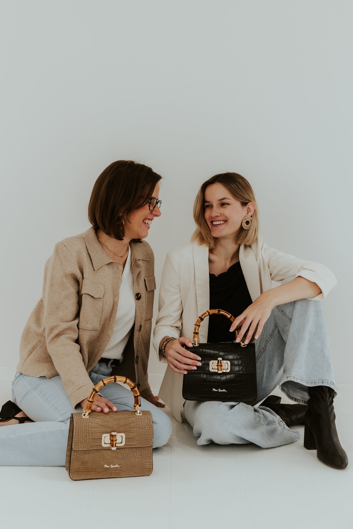 Bamboo Handle Bag Cocco (#colors)