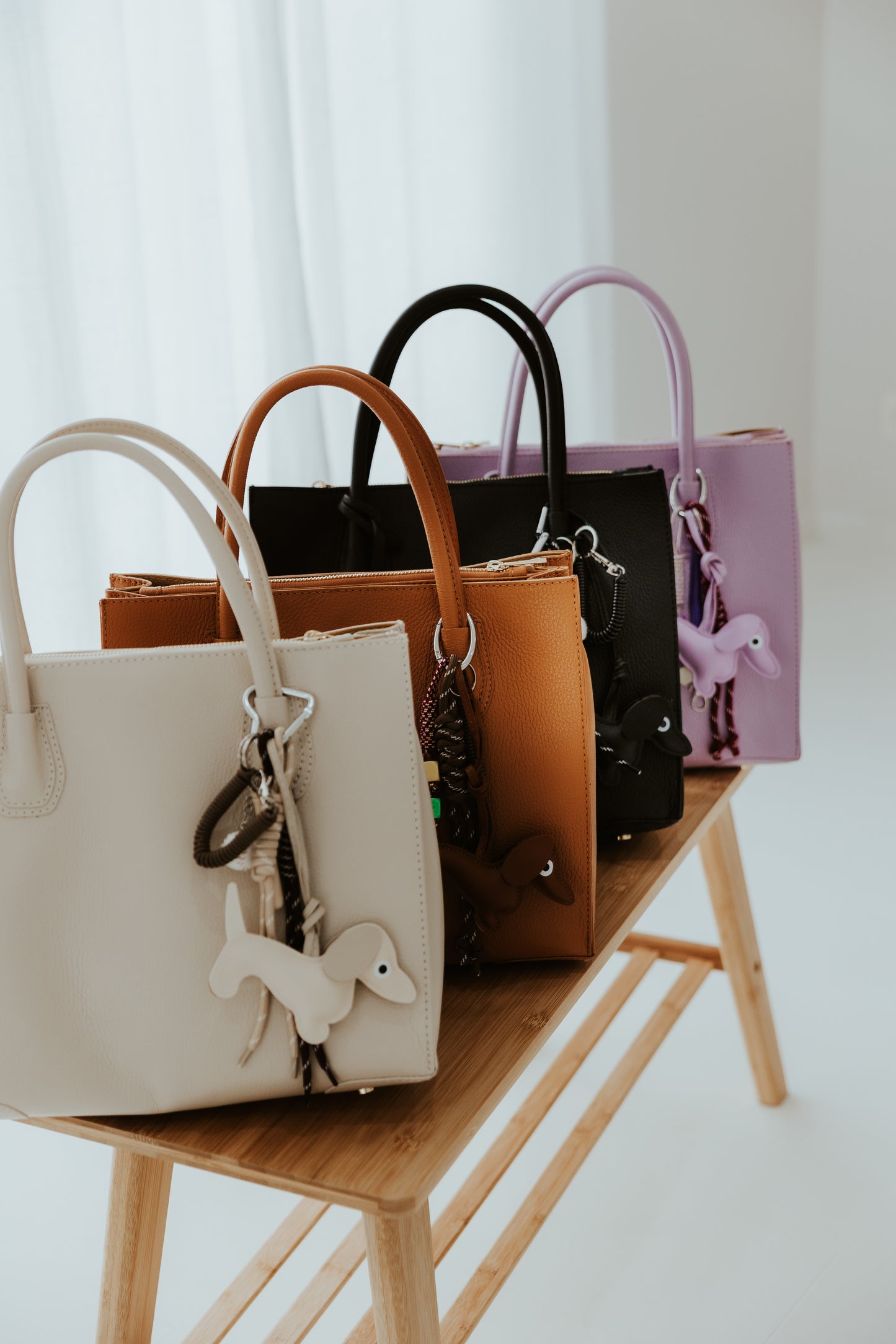 Handtas Carré cognac