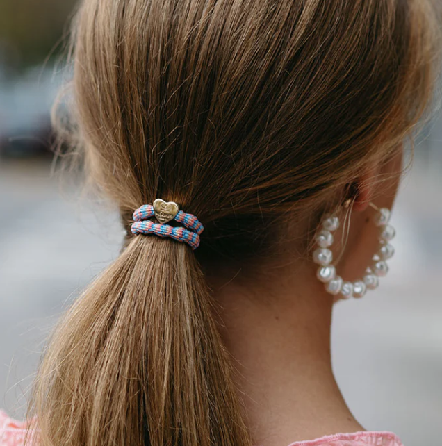 Heart gold metallic coral reef