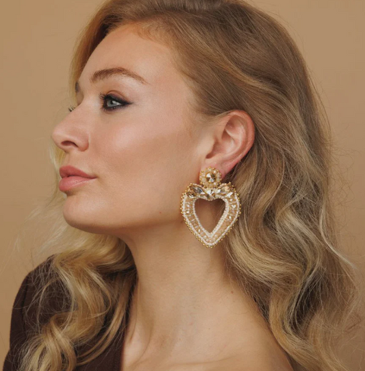 Statement Heart Earrings