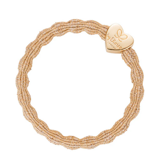 Heart Gold Metallic Gold